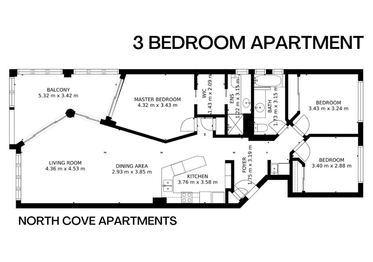 North Cove Waterfront Suites Cairns Rom bilde